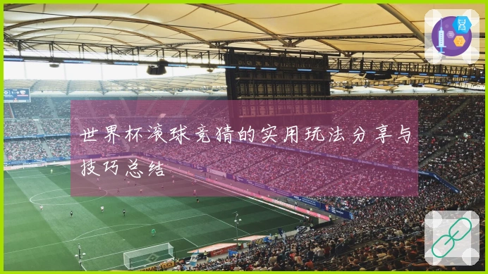 世界杯滚球竞猜的实用玩法分享与技巧总结